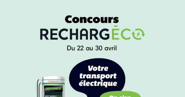 Concours Gagnez 1 An de Recharge pour Véhicule Électrique grâce aux Bornes RechargeÉco